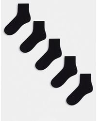 ASOS - 5 Pack Ankle Socks - Lyst