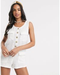 linen playsuit uk