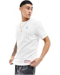 Nike - Camiseta blanca a rayas - Lyst