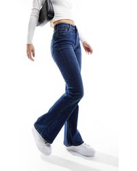 Bershka - High Waisted Flared Jeans - Lyst