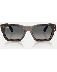 Ray-Ban - Joseph Rectangle Sunglasses With Lens - Lyst