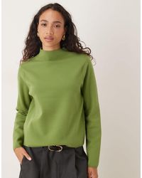 Mango - Mock Neck Jumper - Lyst