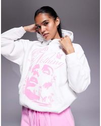 Good For Nothing - Contrast Print Relaxed Hoodie - Lyst