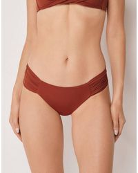 Calzedonia - Premium Fit Ruched Brazilian Bikini Bottom - Lyst