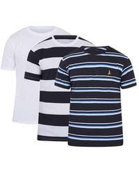 Brave Soul - 3 Pack Cotton Crew Neck T-Shirts - Lyst