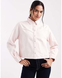 Levi's - Logan Boxy Denim Shacket - Lyst