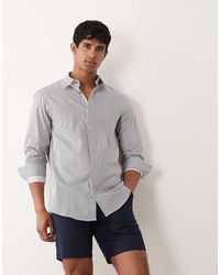 ARMANI EXCHANGE - Gestreept Overhemd Met Lange Mouwen - Lyst