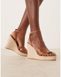 Glamorous - Espadrille Wedge-heeled Sandals - Lyst