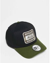 KTZ - Casquette à patch logo camouflage avec visière contrastante - noir et kaki - Lyst