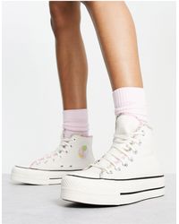 Hoge converse wit sale