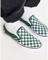 Vans - Slip-on Classic Checkerboard Trainers - Lyst