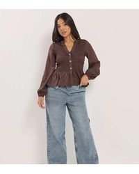 PixieGirl - Petite Pull On Wide Leg Jeans - Lyst