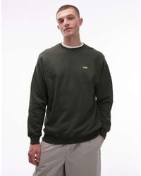Vans - Left Chest Logo Loose Fit Sweatshirt - Lyst