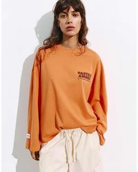 Pull&Bear - T-Shirt Met Lange Mouwen En Print - Lyst