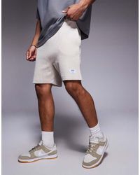 HUGO - Loose Fit Jersey Shorts - Lyst