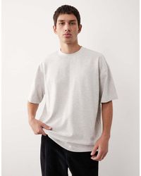 ASOS COLLECTIVE - Camiseta Extragrande De Tejido Muy Grueso De Ac-T-253-Blanco - Lyst