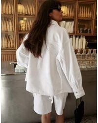 NA-KD - Oversized Denim Shirt - Lyst
