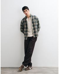 Abercrombie & Fitch - Oversized Flannel Shirt - Lyst
