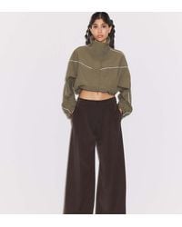 Stradivarius - Tall Wide Leg Smart Trousers With Darts - Lyst