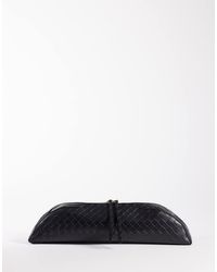 ASOS - Pochette Allungata Con Astuccio Intrecciato - Lyst