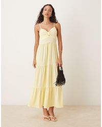 Jdy - Tiered Maxi Dress - Lyst