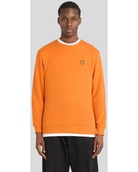 Lyle & Scott - Cotton Crew Neck Sweatshirt - Lyst