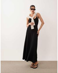 ASOS - Swing Bra Cami Midi Dress - Lyst