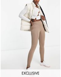 Leggings in ecopelle PUStradivarius in Denim di colore Blu | Lyst