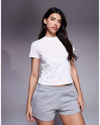 4505 - Camiseta Blanca De Corte Cuadrado De Tejido De Secado Rápido De Algodón Icon De - Lyst