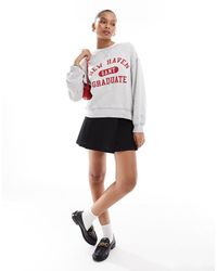 GANT - Sweatshirt With Varsity Print - Lyst