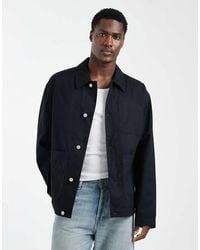 ASOS - Oversized Worker Jacket - Lyst
