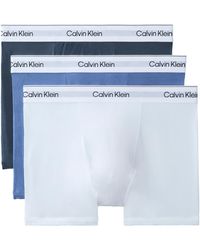 Calvin Klein - – icon cotton stretch – 3er-pack relaxed-fit-trunk-unterhosen - Lyst