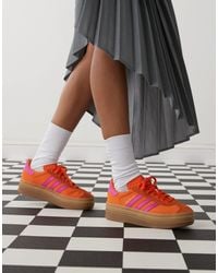 adidas Originals - Gazelle bold - baskets à semelle plateforme - et rose - Lyst