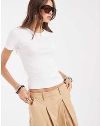 ONLY - Fitted T-shirt - Lyst