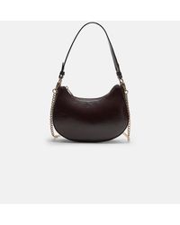 Stradivarius - Borsa Da Spalla A Mezzaluna Con Catenina - Lyst