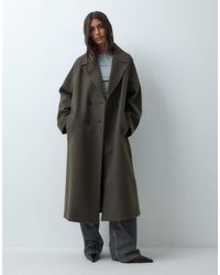 ASOS - Lange Double Breasted Jas - Lyst