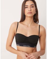 Calvin Klein - Icon Cotton Modal Lightly Lined Balconette Bra - Lyst