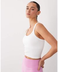 4505 - Sculpting Seamless Convertible Strap Vest With Inner Bra - Lyst