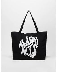 AllSaints - Orlando Logo Tote Bag - Lyst