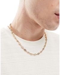 ASOS - Collar Para Festivales Con Diseño Efecto Fundido Y Perla De - Lyst