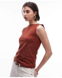 ARKET - Jersey Boat Neck Tank Top - Lyst