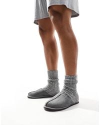 Jack & Jones - Faux Suede Slip On Slipper - Lyst