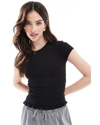 Cotton On - Cotton on – pia – gesmoktes, kurzärmliges oberteil - Lyst