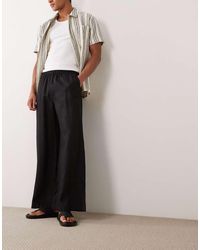 ARKET - Linen Blend Trousers - Lyst