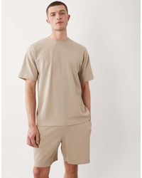 New Look - Waffle Shorts Co-ord - Lyst