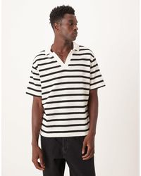 Mango - Cotton Mix Relaxed Polo Short Sleeve Top - Lyst