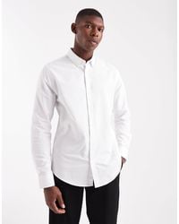 Threadbare - Long Sleeve Oxford Shirt - Lyst