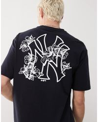 KTZ - Ny Yankees Floral Graphic Detail Relaxed T-shirt - Lyst