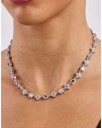 CERNUCCI - Iced Multi Gemstone Cuban Chain - Lyst
