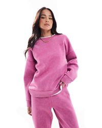 Miss Selfridge - Acid Wash Oversized Sweatshirt - Lyst